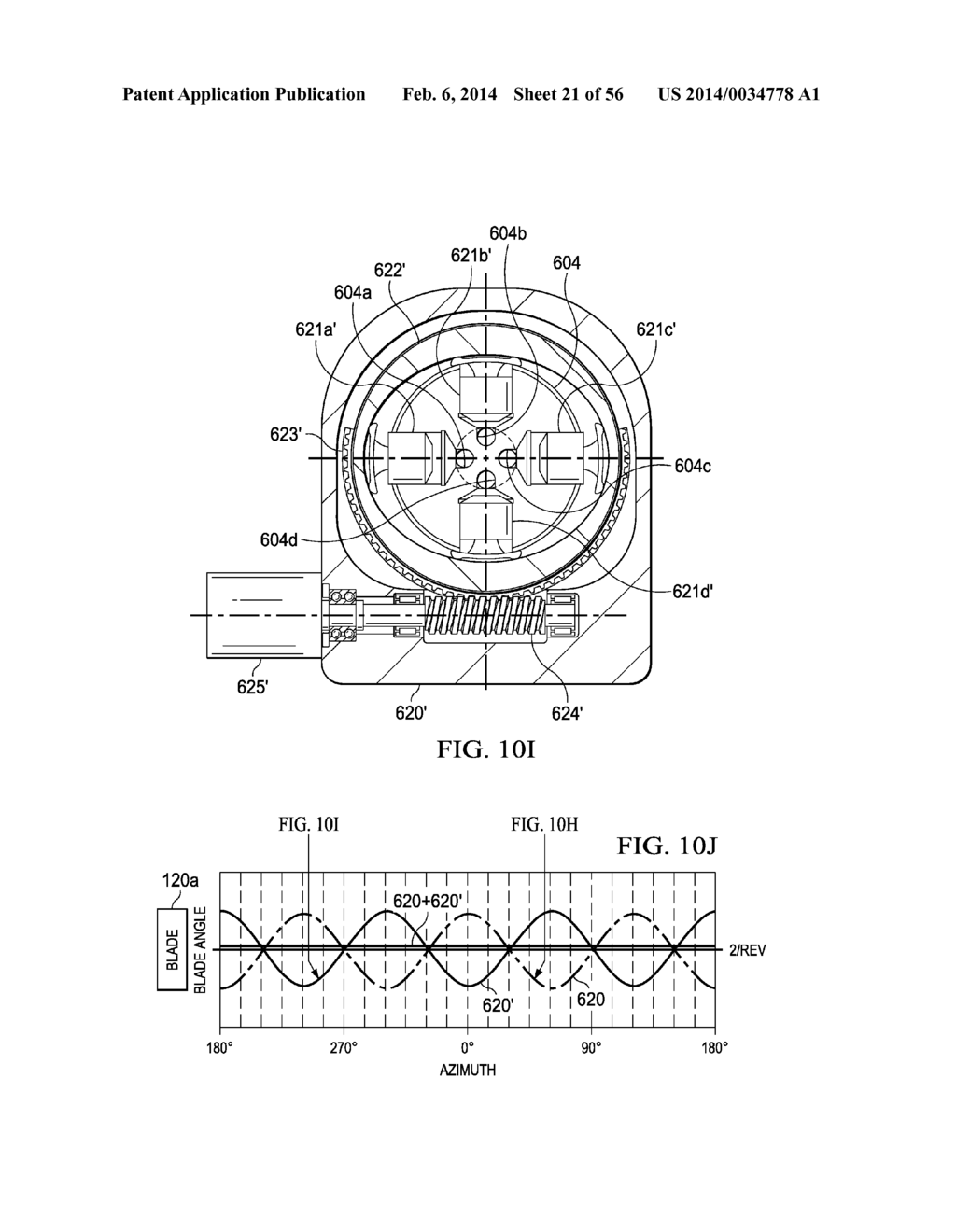 INDEPENDENT BLADE CONTROL SYSTEM WITH ROTARY BLADE ACTUATOR - diagram, schematic, and image 22