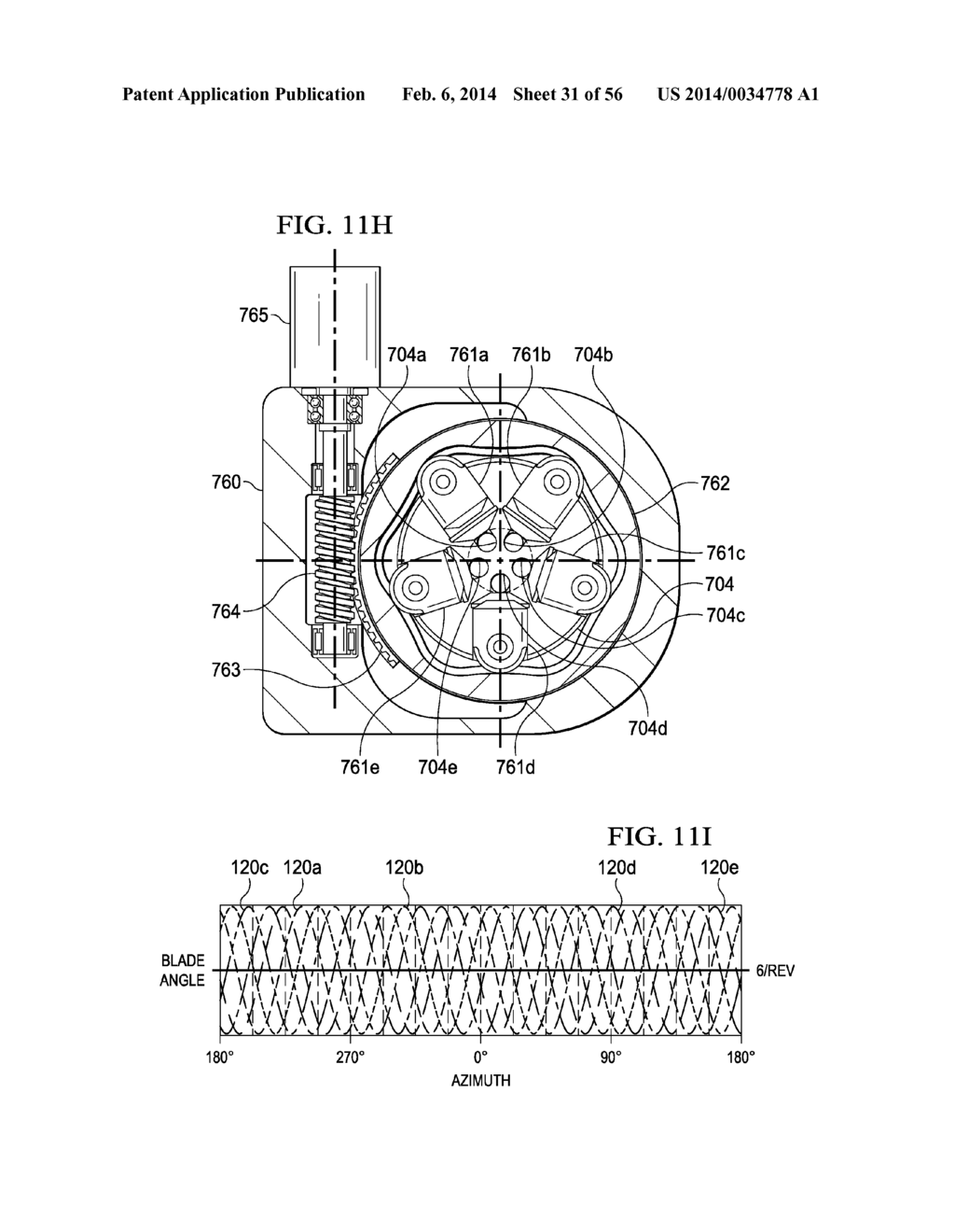 INDEPENDENT BLADE CONTROL SYSTEM WITH ROTARY BLADE ACTUATOR - diagram, schematic, and image 32