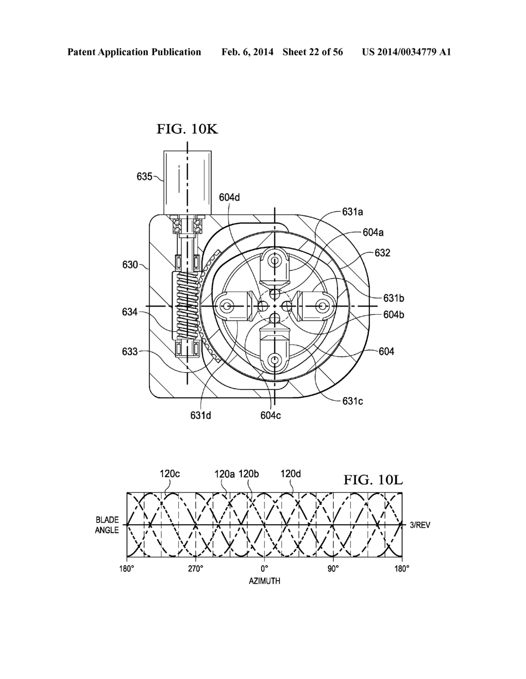 INDEPENDENT BLADE CONTROL SYSTEM WITH HYDRAULIC CYCLIC CONTROL - diagram, schematic, and image 23