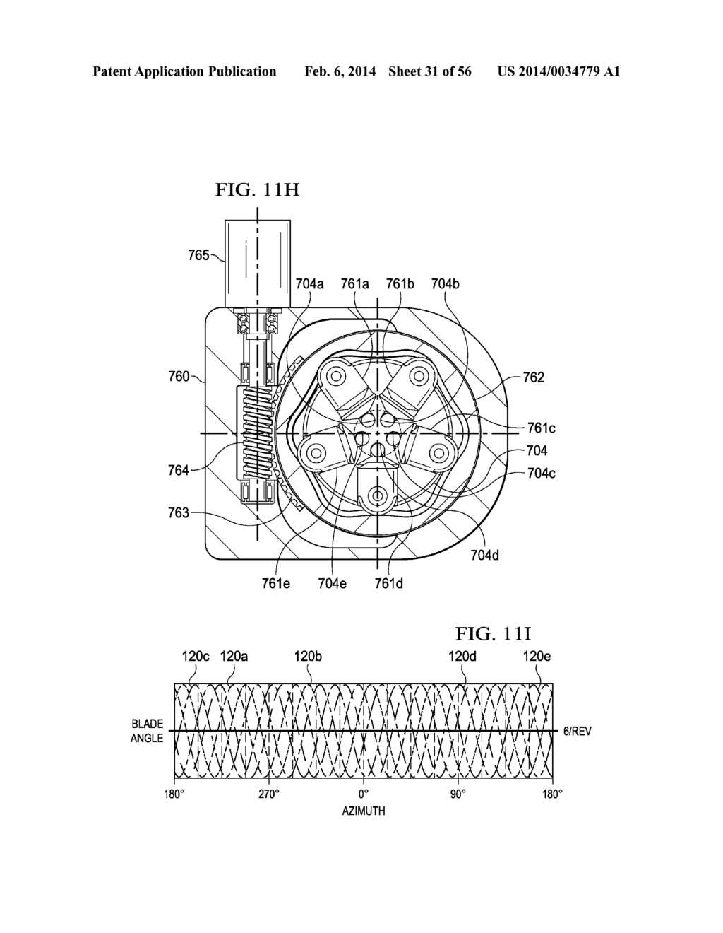 INDEPENDENT BLADE CONTROL SYSTEM WITH HYDRAULIC CYCLIC CONTROL - diagram, schematic, and image 32