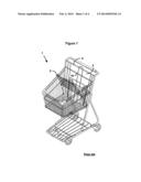 Antitheft Device For Shopping Carts diagram and image