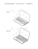 HINGE DEVICE AND ELECTRONIC APPARATUS USING THAT HINGE DEVICE diagram and image