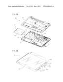 MOUNTING STRUCTURE OF REMOVABLE UNIT AND ELECTRONIC APPARATUS PROVIDED     WITH THAT MOUNTING STRUCTURE diagram and image