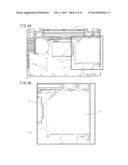 MOUNTING STRUCTURE OF REMOVABLE UNIT AND ELECTRONIC APPARATUS PROVIDED     WITH THAT MOUNTING STRUCTURE diagram and image