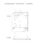 MOUNTING STRUCTURE OF REMOVABLE UNIT AND ELECTRONIC APPARATUS PROVIDED     WITH THAT MOUNTING STRUCTURE diagram and image