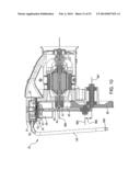 Air ducting shroud for cooling an air compressor pump and motor diagram and image
