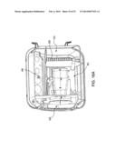 Air ducting shroud for cooling an air compressor pump and motor diagram and image