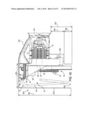 Air ducting shroud for cooling an air compressor pump and motor diagram and image