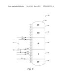 PROCESS AND APPARATUS FOR PARA-XYLENE PRODUCTION USING MULTIPLE ADSORPTIVE     SEPARATION UNITS AND MULTIPLE ADSORPTIVE BED FEED POINTS diagram and image