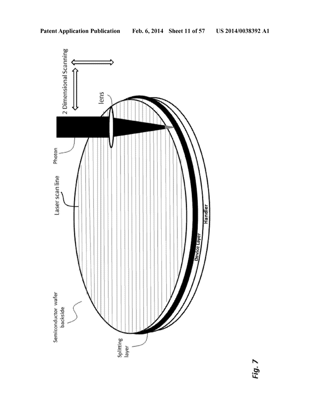 SYSTEMS AND METHODS FOR LASER SPLITTING AND DEVICE LAYER TRANSFER - diagram, schematic, and image 12