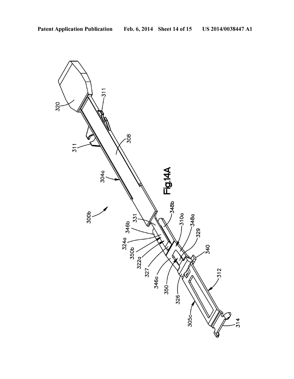 ELECTRICAL CONNECTOR INCLUDING LATCH ASSEMBLY WITH PULL TAB - diagram, schematic, and image 15