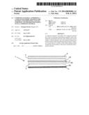 COMPOSITE MATERIAL COMPRISING A LAYER OF POLYMERIC PIEZOELECTRIC MATERIAL     MATCHED WITH A TEXTILE SUBSTRATE AND METHOD FOR MAKING SUCH A COMPOSITE     MATERIAL diagram and image