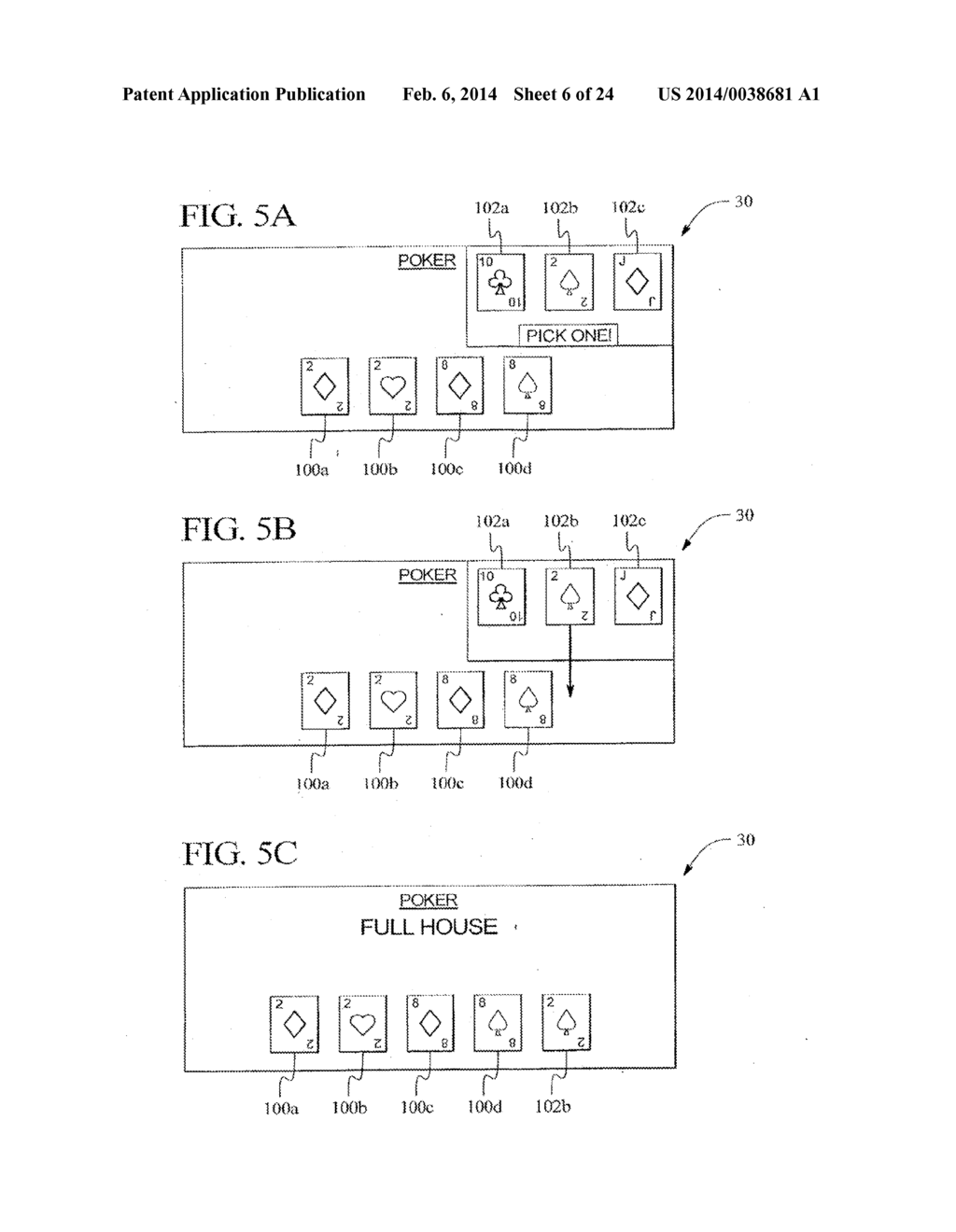 GAMING DEVICE HAVING A PLURALITY OF INTERACTIVE PLAYER-SELECTABLE SYMBOLS - diagram, schematic, and image 07