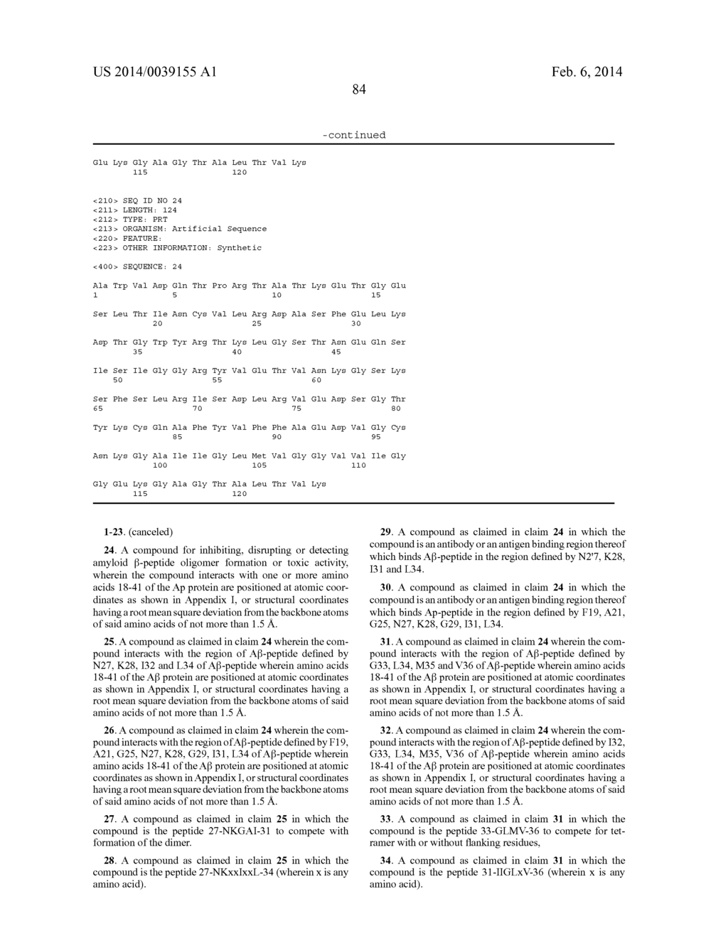 AMYLOID-BETA PEPTIDE CRYSTAL STRUCTURE - diagram, schematic, and image 98