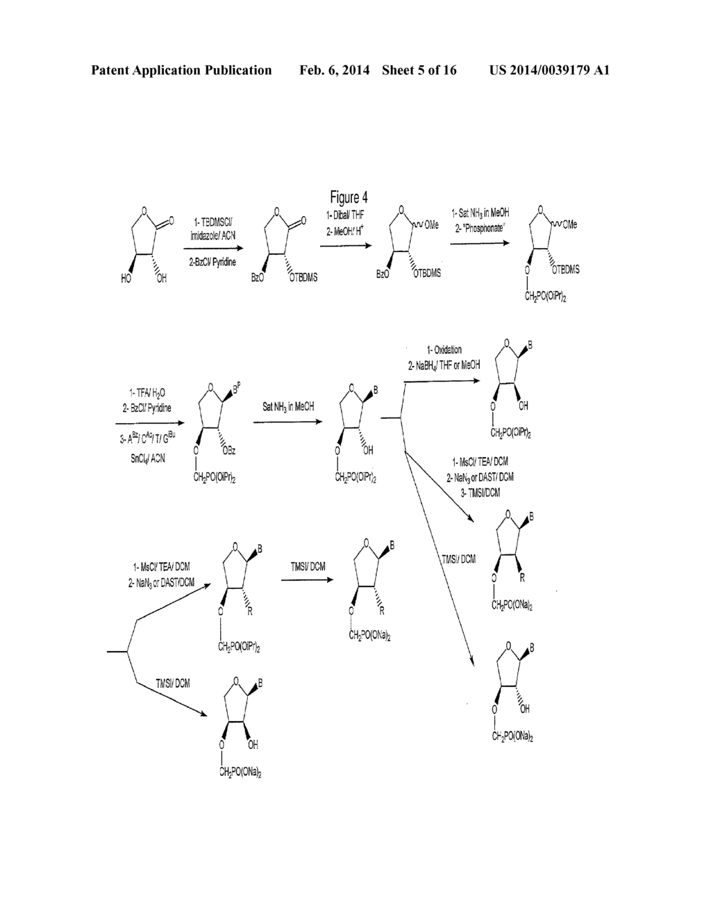 PHOSPHONATE NUCLEOSIDES USEFUL AS ACTIVE INGREDIENTS IN PHARMACEUTICAL     COMPOSITIONS FOR THE TREATMENT OF VIRAL INFECTIONS, AND INTERMEDIATES FOR     THEIR PRODUCTION - diagram, schematic, and image 06