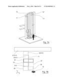 STATION FOR PREPARING ORDERS COMPRISING AT LEAST ONE SHAFT FOR VERTICALLY     ACCUMULATING AND SEQUENTIALLY DISPENSING CONTAINERS diagram and image