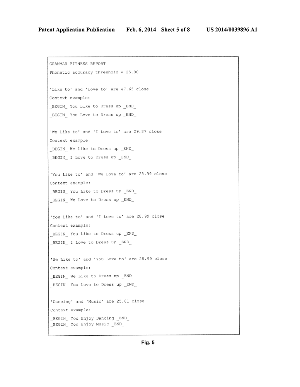 Methods and System for Grammar Fitness Evaluation as Speech Recognition     Error Predictor - diagram, schematic, and image 06