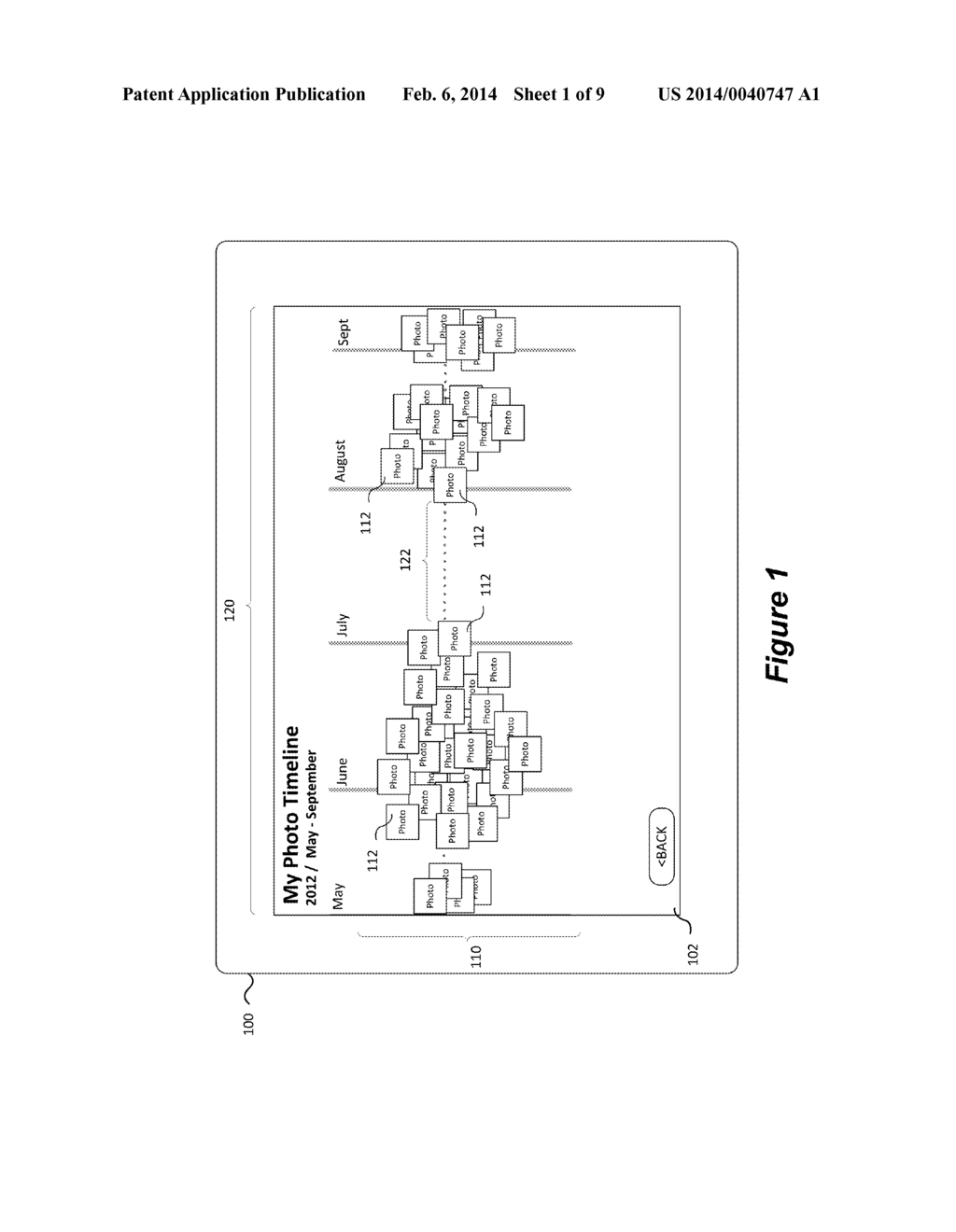 METHOD FOR DISPLAYING CONTENT ITEMS ON AN ELECTRONIC DEVICE - diagram, schematic, and image 02