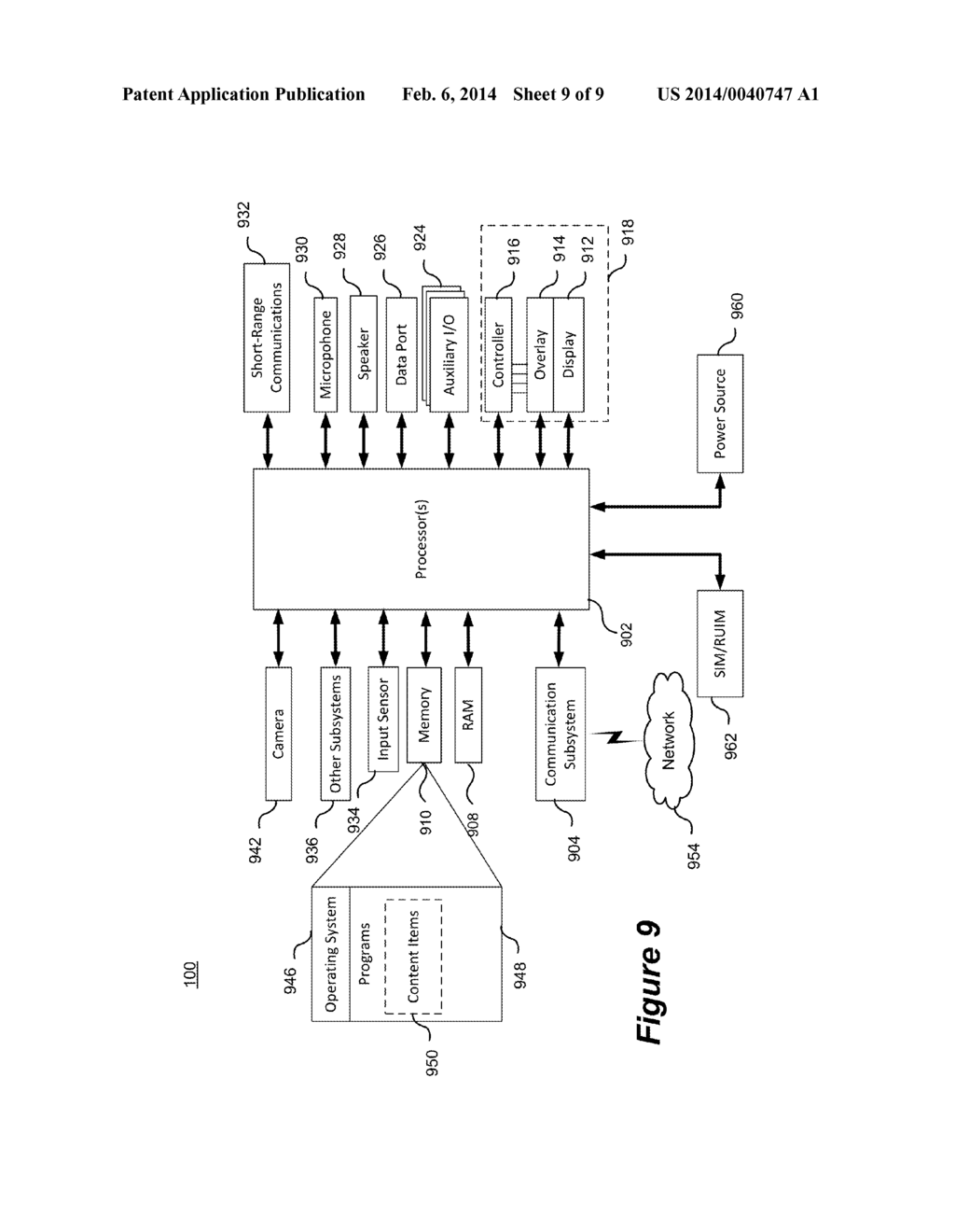 METHOD FOR DISPLAYING CONTENT ITEMS ON AN ELECTRONIC DEVICE - diagram, schematic, and image 10