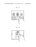 MOBILE TERMINAL HAVING TOUCH SCREEN AND FUNCTION CONTROLLING METHOD OF THE     SAME diagram and image