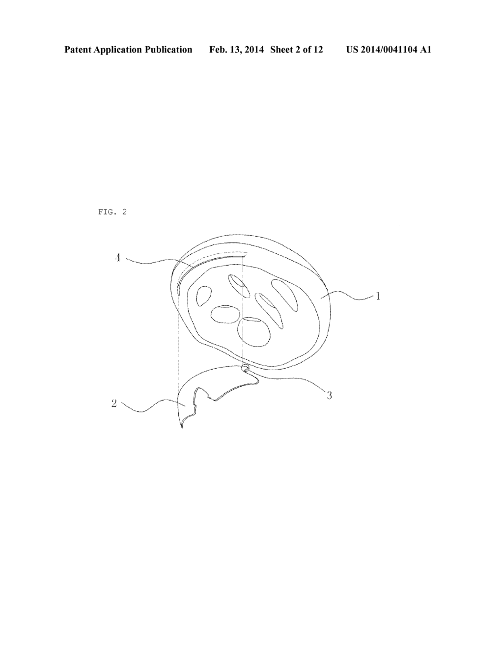 Leisure Sports Helmet - diagram, schematic, and image 03