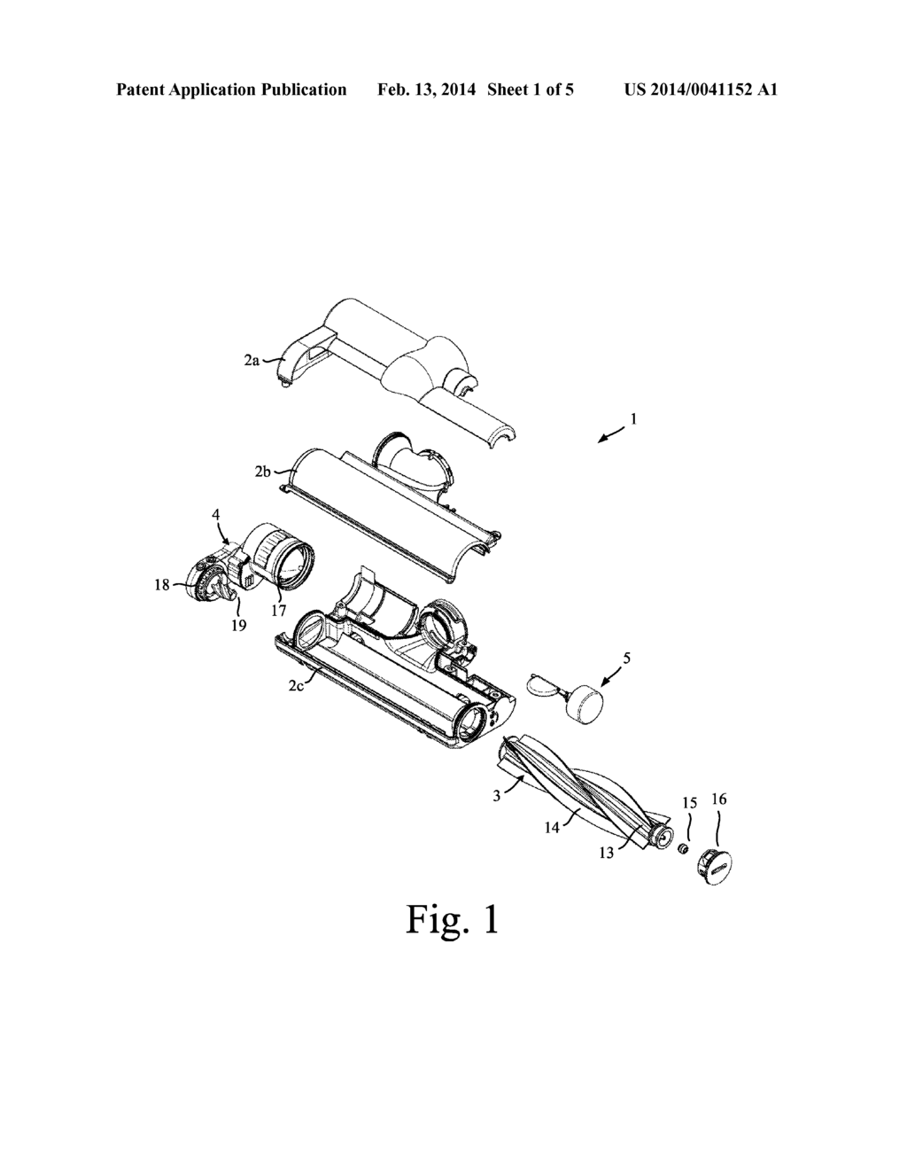 CLEANER HEAD FOR A VACUUM CLEANER - diagram, schematic, and image 02