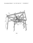 OUTDOOR TABLES WITH HEATER ACCESS diagram and image