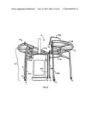 OUTDOOR TABLES WITH HEATER ACCESS diagram and image