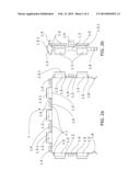 DEVICE FOR REDUCING THE VIBRATIONS OF A TUBE BUNDLE OF A HEAT EXCHANGER     INSIDE ITS SHELL diagram and image