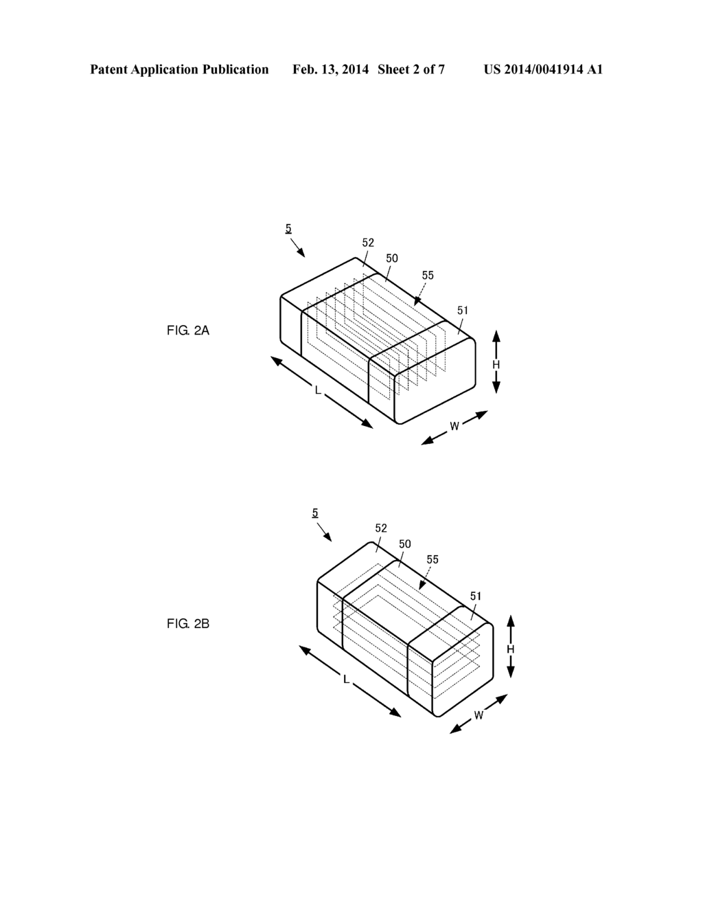 MOUNTING LAND STRUCTURE AND MOUNTING STRUCTURE FOR LAMINATED CAPACITOR - diagram, schematic, and image 03