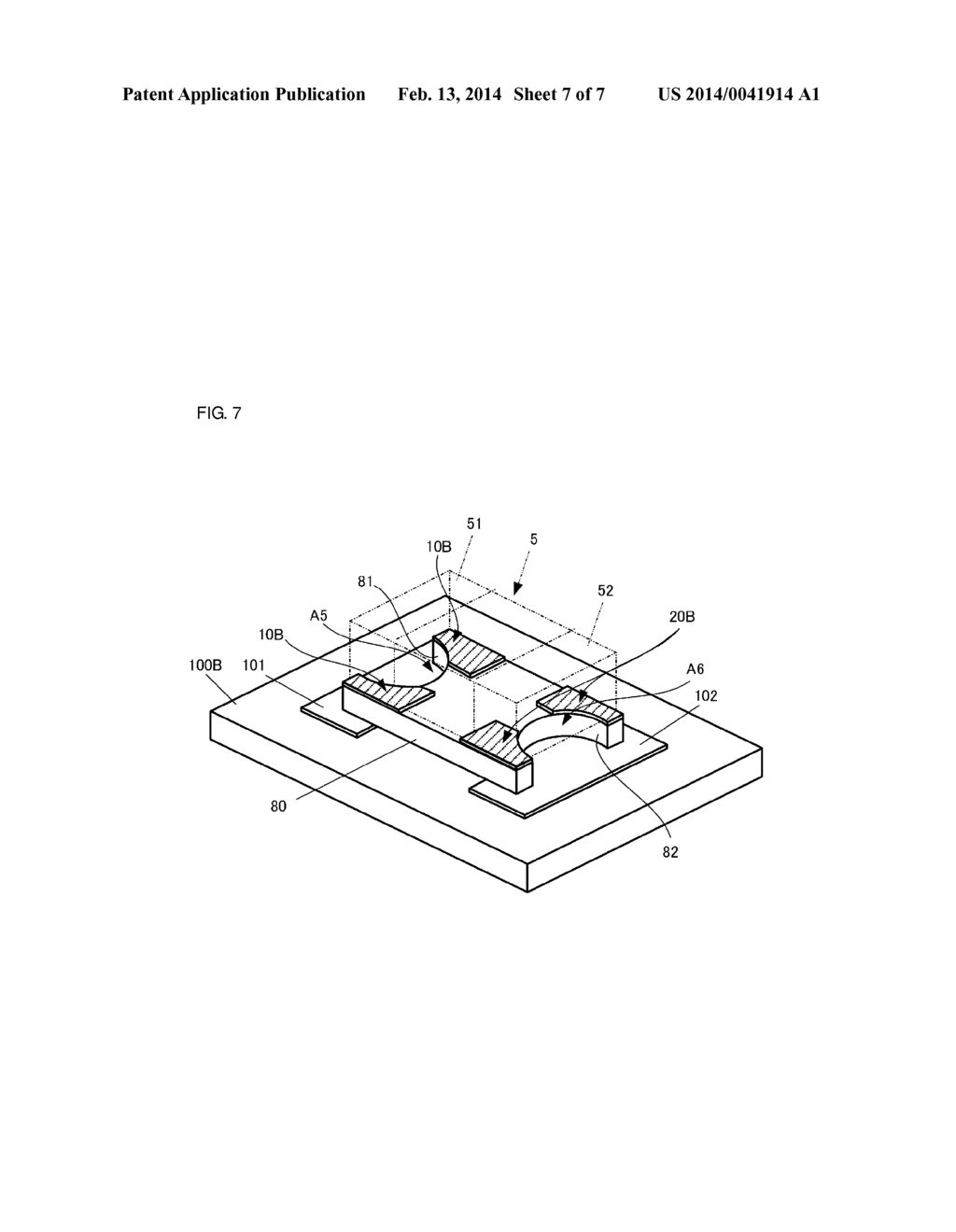 MOUNTING LAND STRUCTURE AND MOUNTING STRUCTURE FOR LAMINATED CAPACITOR - diagram, schematic, and image 08