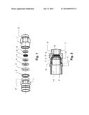 Connector Apparatus with Shielding Contact diagram and image