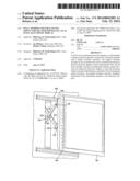 WALL-AVOIDING SELF-BALANCING MOUNT FOR TILT POSITIONING OF A FLAT PANEL     ELECTRONIC DISPLAY diagram and image