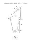 WALL-AVOIDING SELF-BALANCING MOUNT FOR TILT POSITIONING OF A FLAT PANEL     ELECTRONIC DISPLAY diagram and image