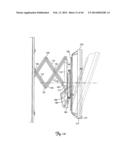 WALL-AVOIDING SELF-BALANCING MOUNT FOR TILT POSITIONING OF A FLAT PANEL     ELECTRONIC DISPLAY diagram and image