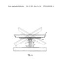 WALL-AVOIDING SELF-BALANCING MOUNT FOR TILT POSITIONING OF A FLAT PANEL     ELECTRONIC DISPLAY diagram and image