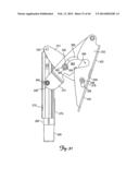 WALL-AVOIDING SELF-BALANCING MOUNT FOR TILT POSITIONING OF A FLAT PANEL     ELECTRONIC DISPLAY diagram and image