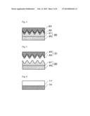 LIGHT EXTRACTION TRANSPARENT SUBSTRATE FOR ORGANIC EL ELEMENT, AND ORGANIC     EL ELEMENT USING THE SAME diagram and image