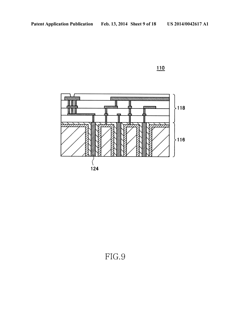 SEMICONDUCTOR DEVICE HAVING PENETRATION ELECTRODE - diagram, schematic, and image 10