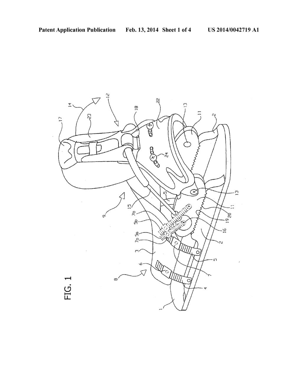 SNOWBOARD BINDING - diagram, schematic, and image 02