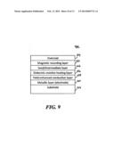 METHOD AND DATA STORAGE DEVICE FOR LASER FREE HEAT-ASSISTED MAGNETIC     RECORDING diagram and image