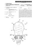 COVER FOR A COMPACT FLUORESCENT LIGHT BULB diagram and image