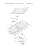 SELF-STIFFENED COMPOSITE PANEL PARTICULARLY FOR AIRCRAFT FLOORS AND METHOD     FOR MANUFACTURING THE SAME diagram and image