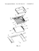 CARD CONNECTOR HAVING A HOUSING WITH FASTENING BLOCKS FOR MOUNTING A     CIRCUIT BOARD diagram and image