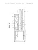 TERMINAL-MOUNTING STRUCTURE AND TERMINAL USED IN THE SAME     TERMINAL-MOUNTING STRUCTURE diagram and image