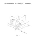 GOLF CLUB HEAD WITH IMPROVED AERODYNAMIC CHARACTERISTICS diagram and image