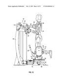 EXERCISE MACHINE WITH MOVABLE USER SUPPORT diagram and image