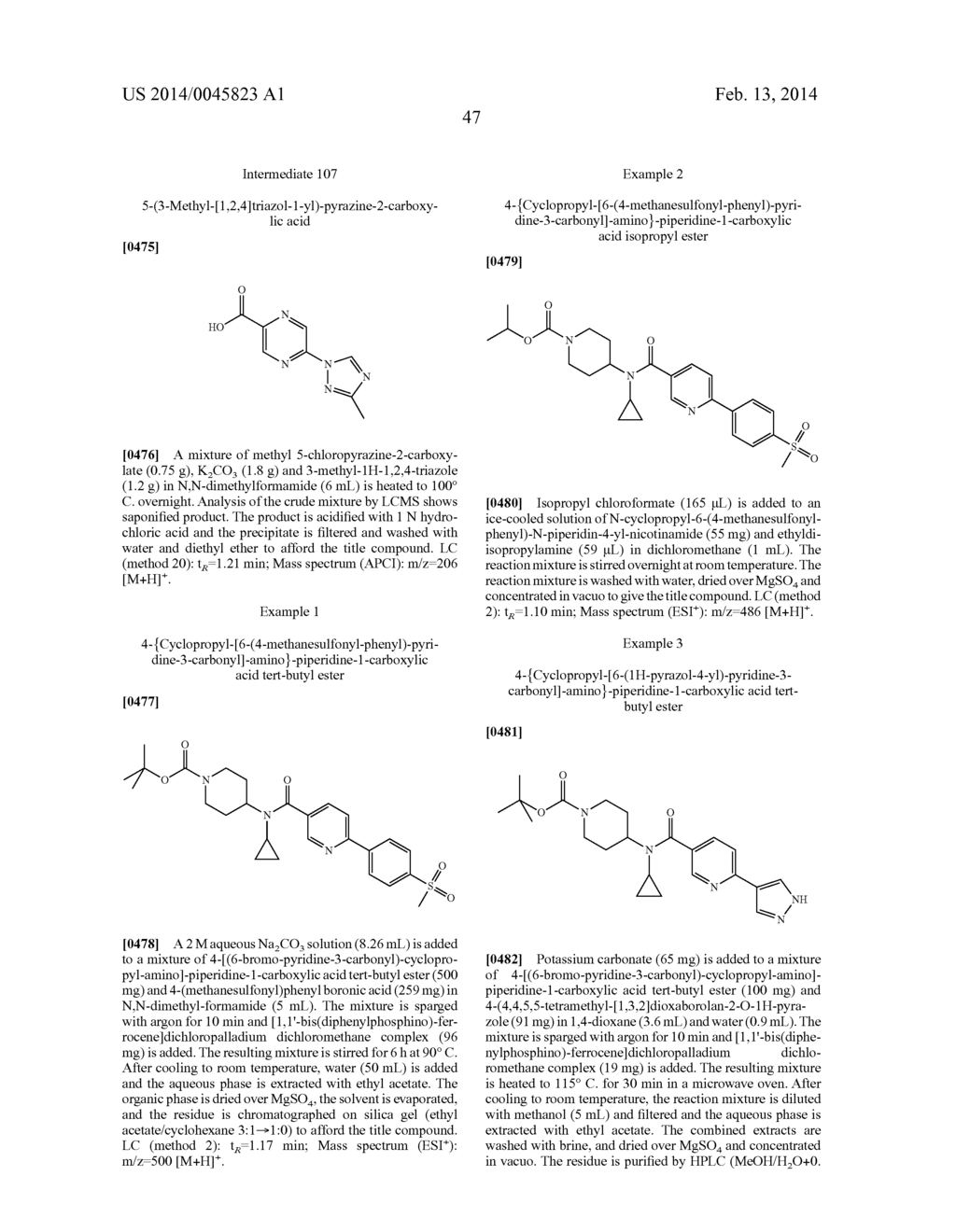 N-CYCLOPROPYL-N-PIPERIDINYL-AMIDES, PHARMACEUTICAL COMPOSITIONS CONTAINING     THEM AND USES THEREOF - diagram, schematic, and image 48