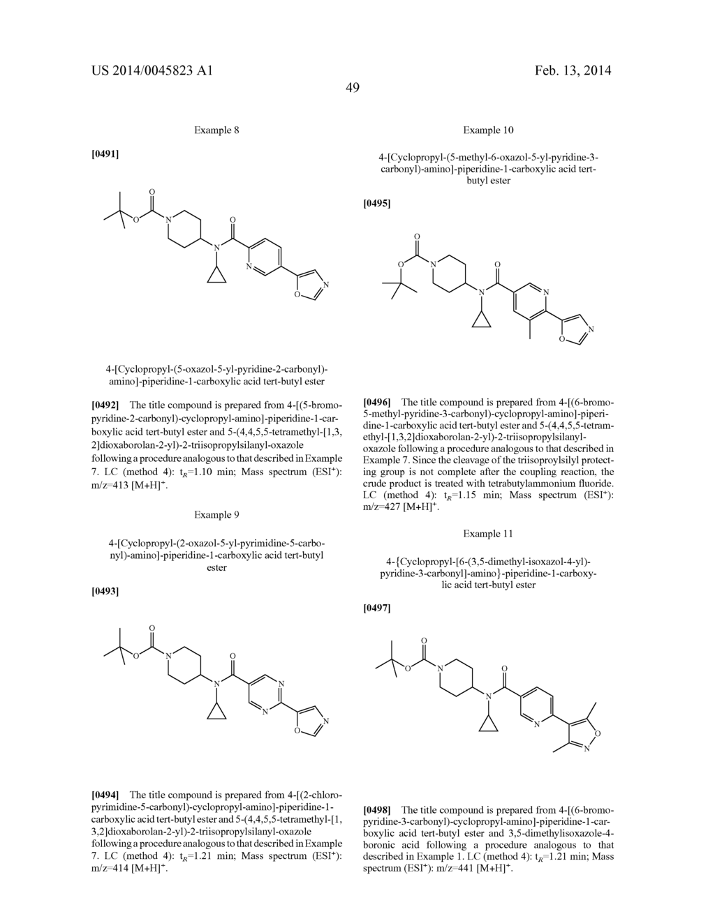 N-CYCLOPROPYL-N-PIPERIDINYL-AMIDES, PHARMACEUTICAL COMPOSITIONS CONTAINING     THEM AND USES THEREOF - diagram, schematic, and image 50