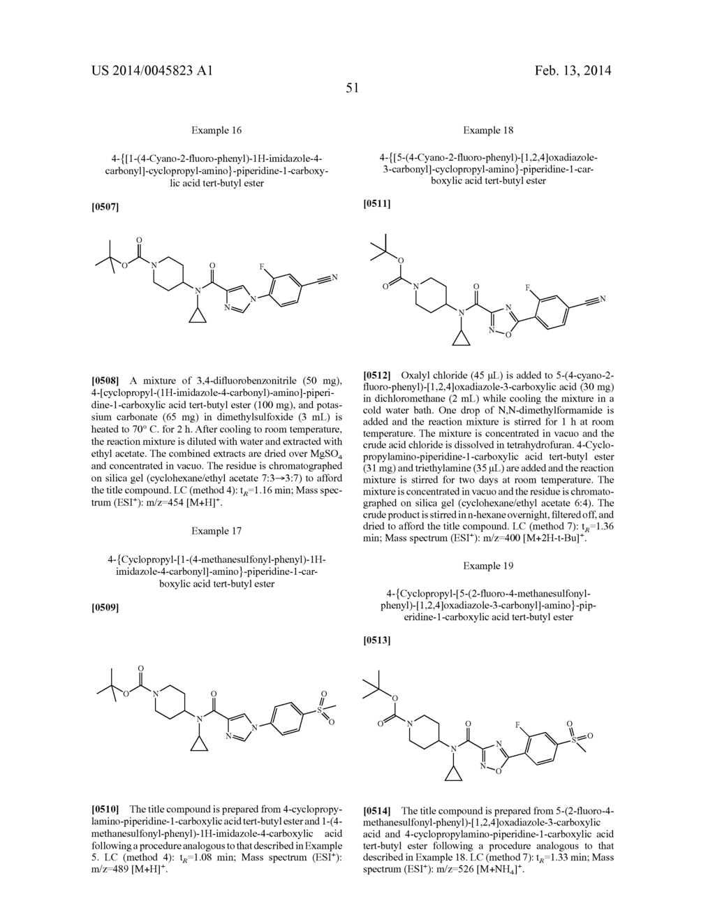 N-CYCLOPROPYL-N-PIPERIDINYL-AMIDES, PHARMACEUTICAL COMPOSITIONS CONTAINING     THEM AND USES THEREOF - diagram, schematic, and image 52